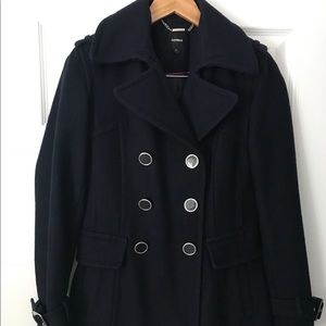 Excellent Condition- Express Navy Blue Women’s Coat